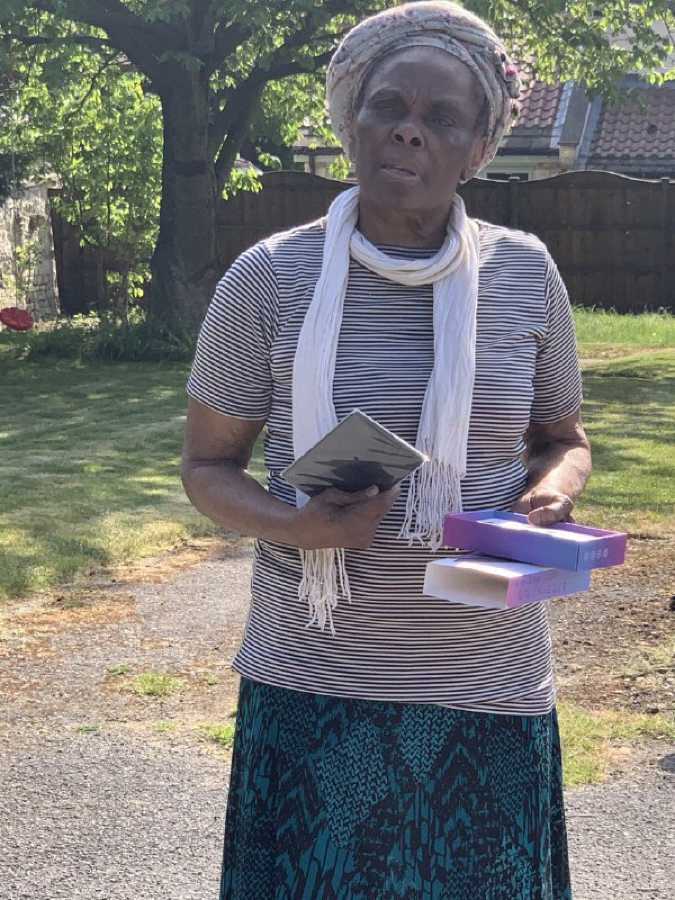 A learner with a donated device