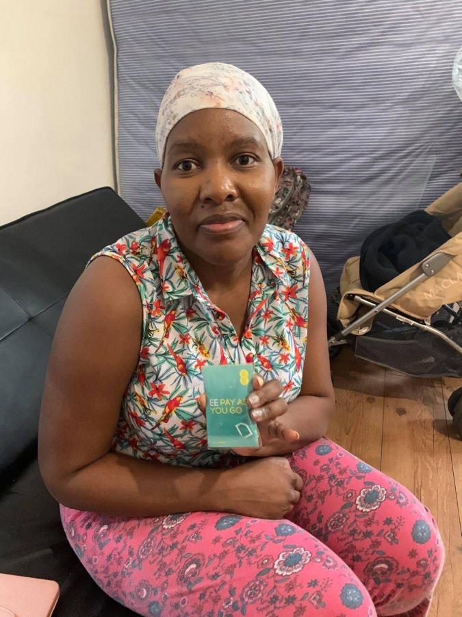 A learner with a donated device
